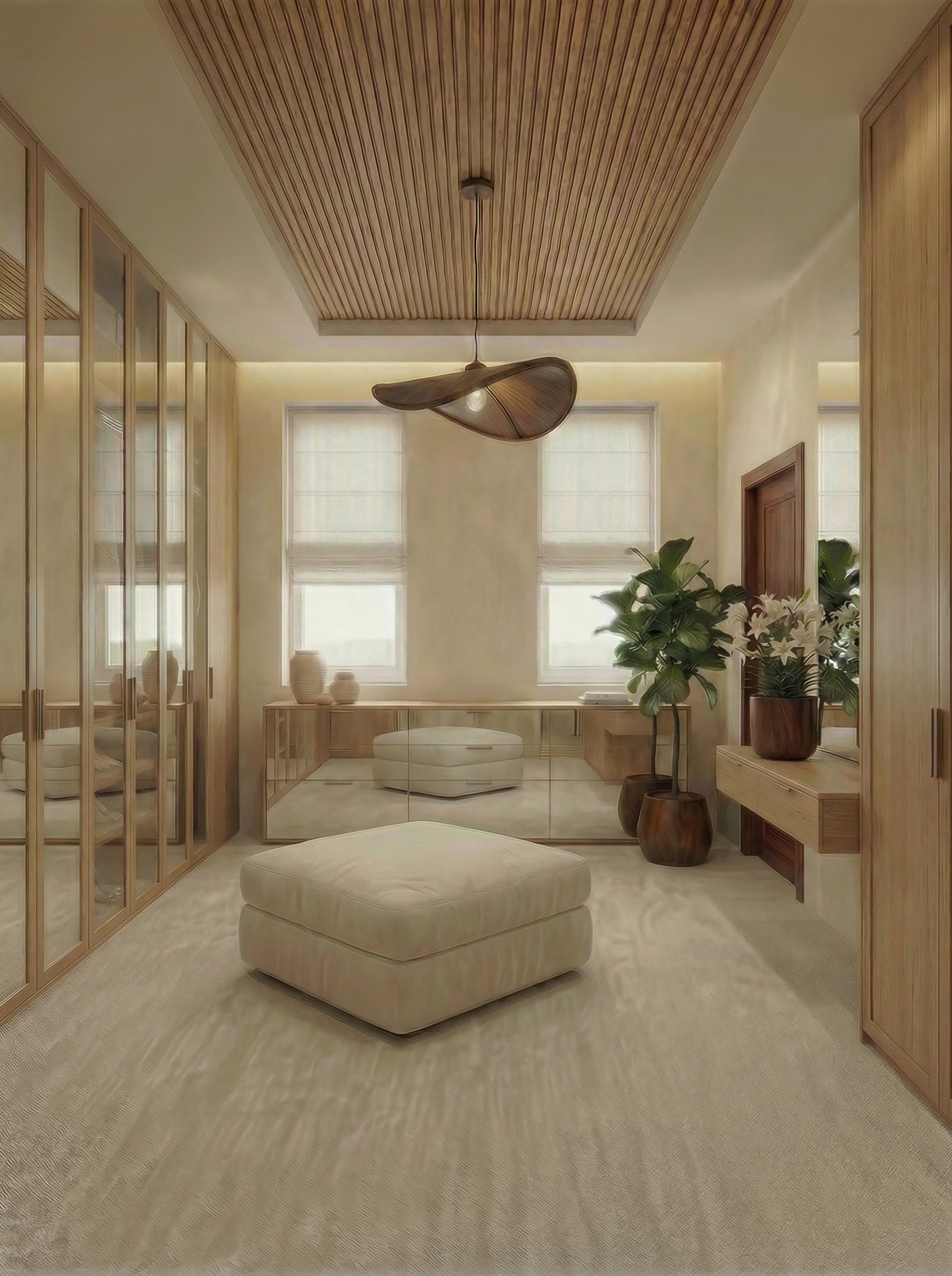 Дизайн гостиной в стиле Контемпорари — фото интерьера от нейросети RoomGPT