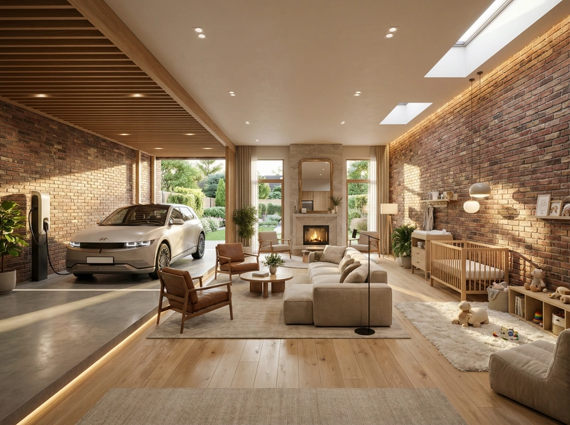 Дизайн интерьера в стиле Сканди — Гостиная от нейросети RoomGPT