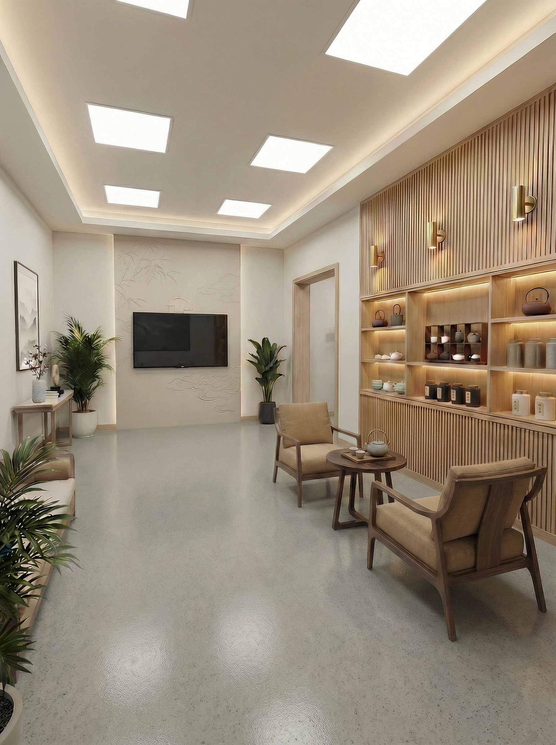 Дизайн гостиной в стиле Сканди — фото интерьера от нейросети RoomGPT