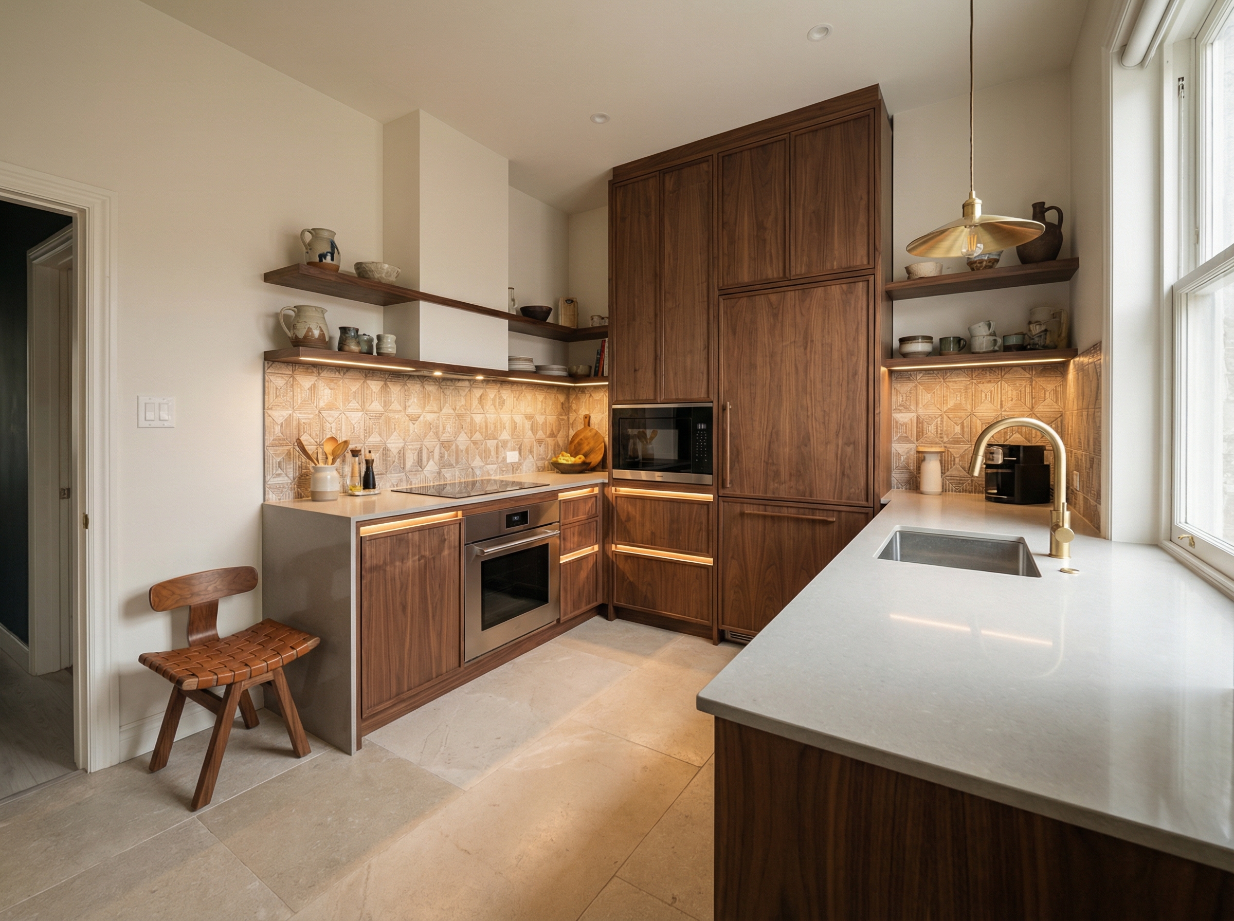 Дизайн кухни в стиле Минимализм — фото интерьера от нейросети RoomGPT