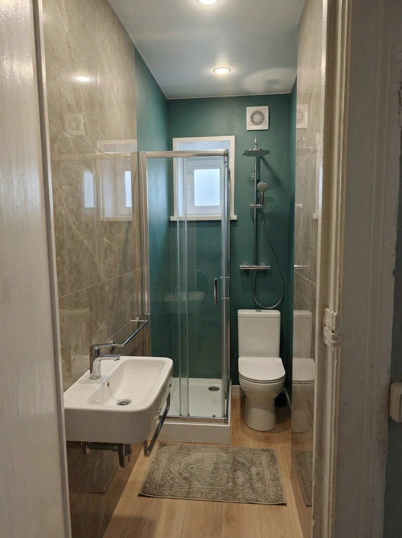 Дизайн ванной в стиле Без стиля — фото интерьера от нейросети RoomGPT