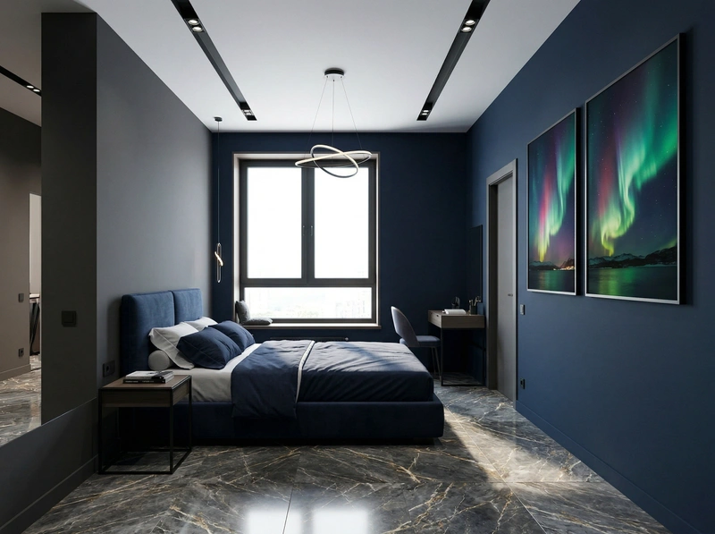 Дизайн спальни в стиле Без стиля — фото интерьера от нейросети RoomGPT