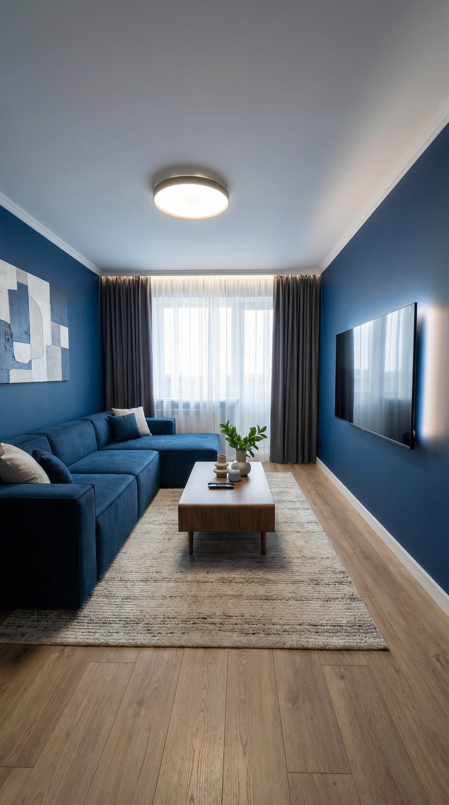 Дизайн гостиной в стиле Минимализм — фото интерьера от нейросети RoomGPT