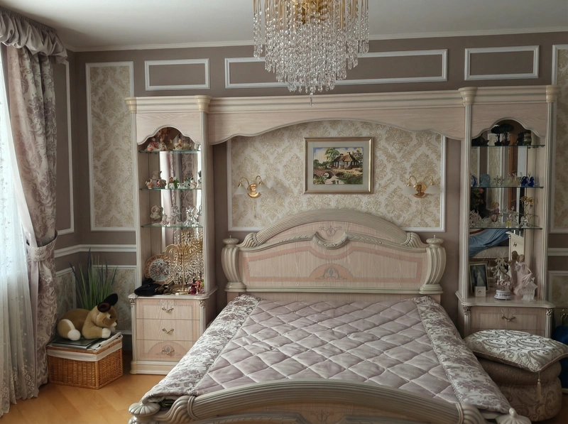 Дизайн интерьера в стиле Классика — Спальня от нейросети RoomGPT