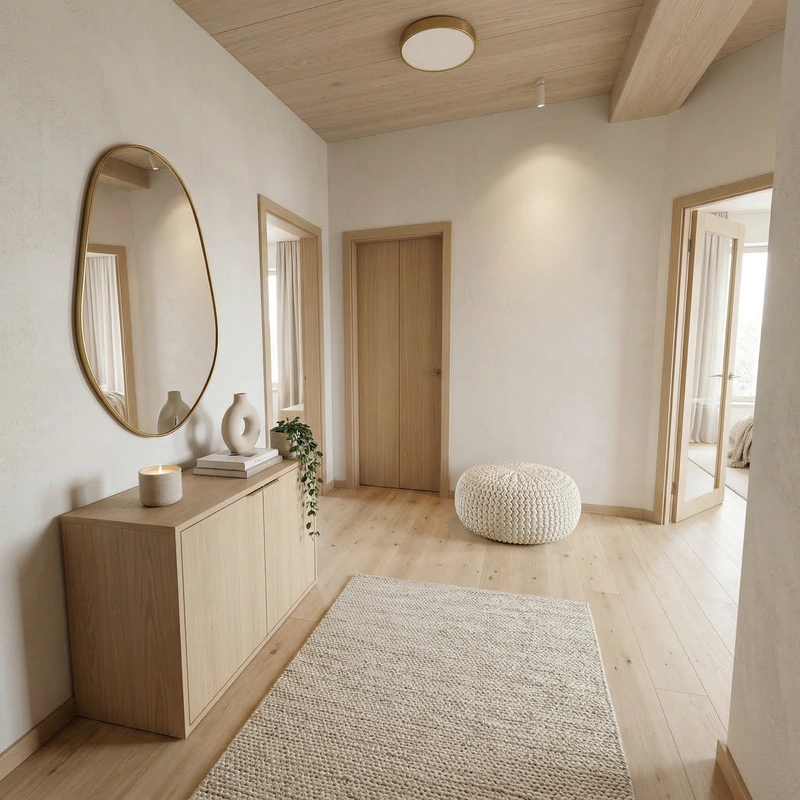 Дизайн интерьера в стиле Хюгге — Прихожая от нейросети RoomGPT