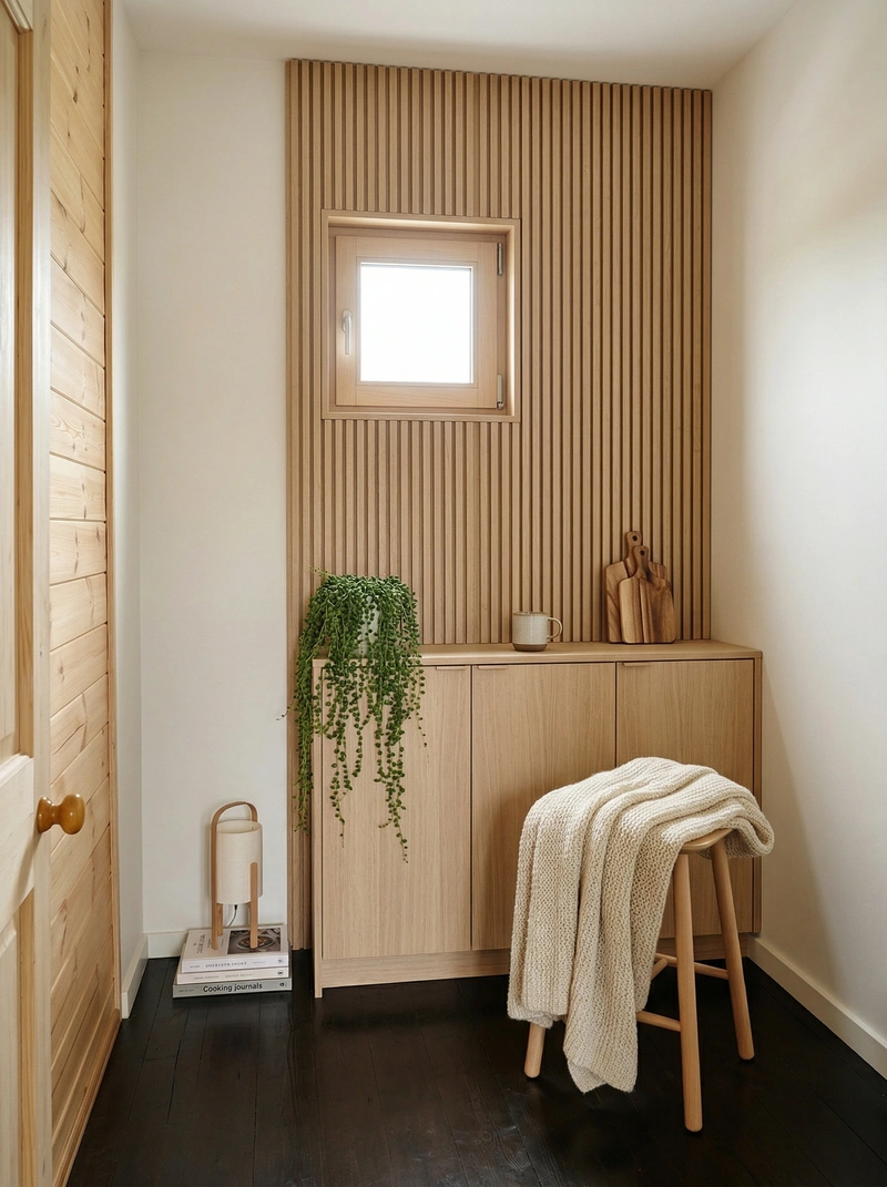 Дизайн кухни в стиле Хюгге — фото интерьера от нейросети RoomGPT