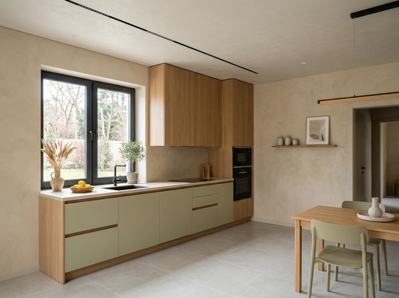 Дизайн кухни в стиле Минимализм — фото интерьера от нейросети RoomGPT