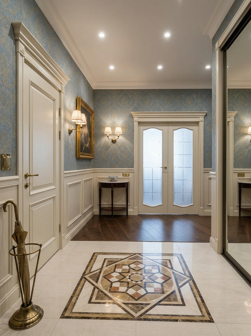 Дизайн интерьера в стиле Классика — Прихожая от нейросети RoomGPT