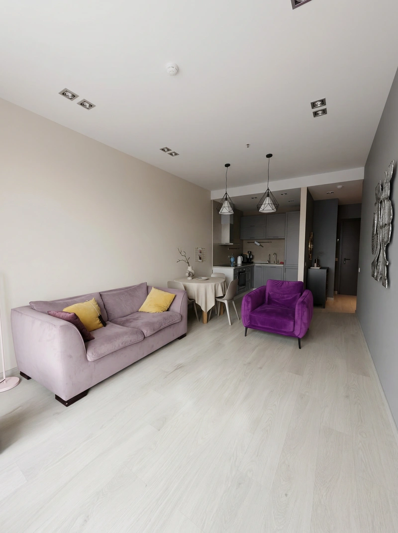 Дизайн интерьера в стиле Минимализм — Гостиная от нейросети RoomGPT