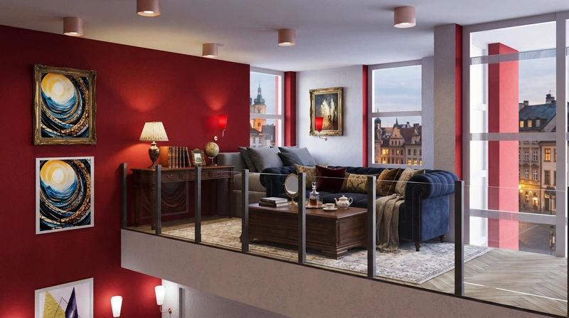 Дизайн интерьера в стиле Классика — Гостиная от нейросети RoomGPT