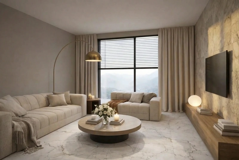 Дизайн гостиной в стиле Без стиля — фото интерьера от нейросети RoomGPT