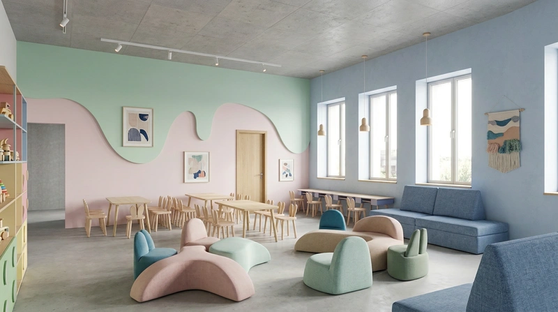 Дизайн интерьера в стиле Сканди — Гостиная от нейросети RoomGPT