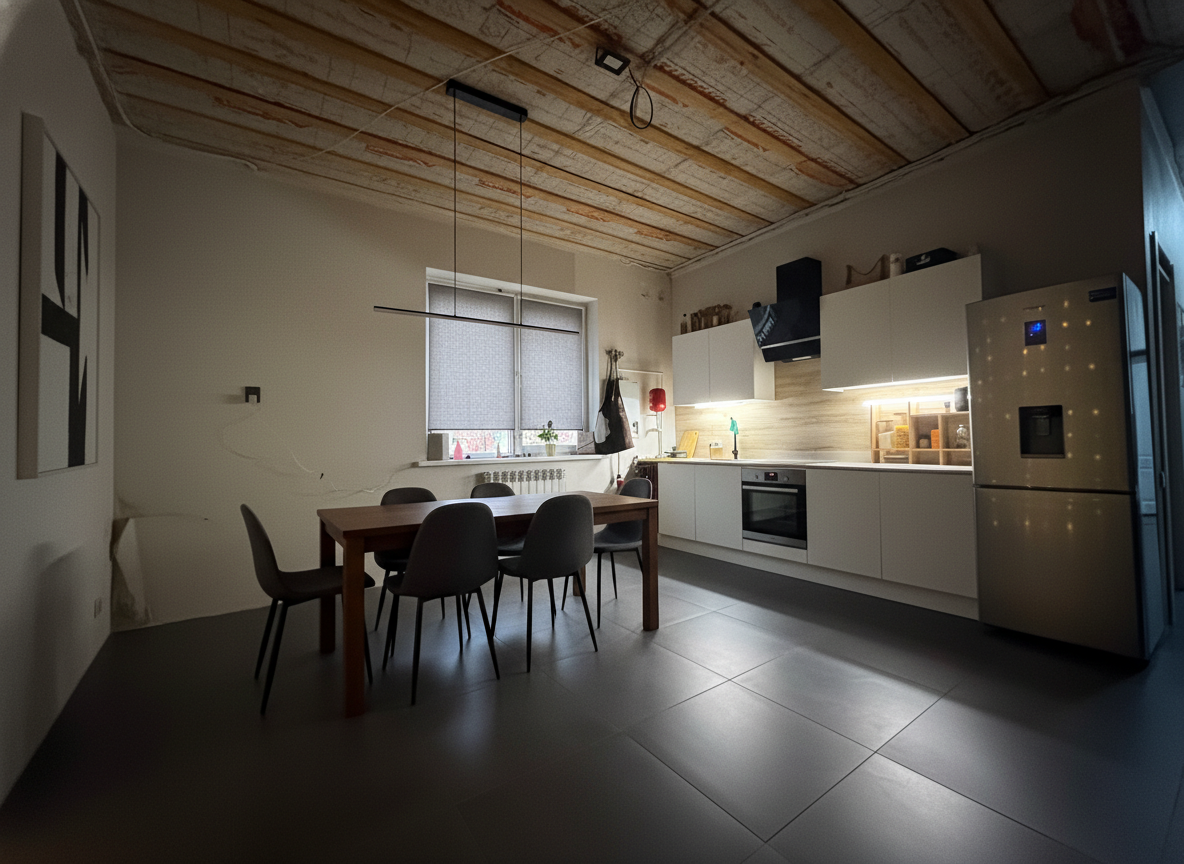 Дизайн кухни в стиле Минимализм — фото интерьера от нейросети RoomGPT