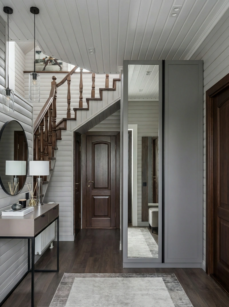 Дизайн интерьера в стиле Эклектика — Прихожая от нейросети RoomGPT