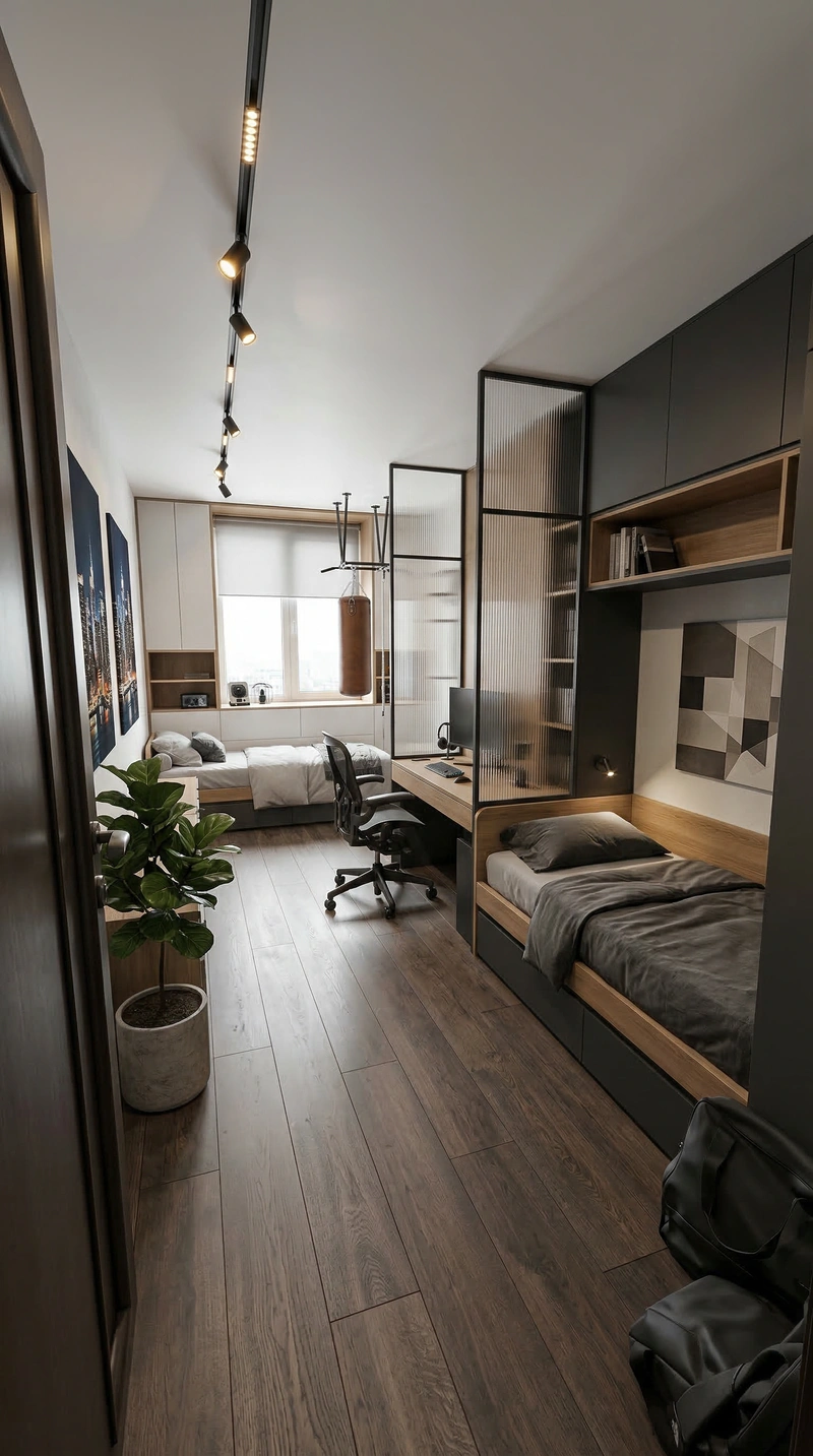 Дизайн интерьера в стиле Минимализм — Детская от нейросети RoomGPT