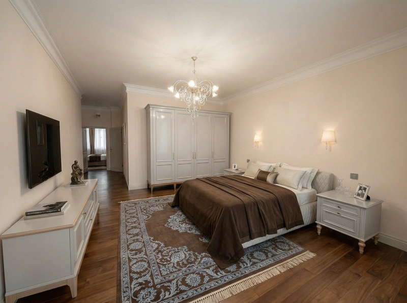 Дизайн интерьера в стиле Классика — Спальня от нейросети RoomGPT