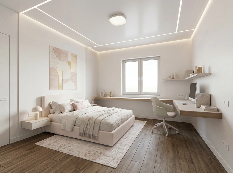 Дизайн интерьера в стиле Минимализм — Детская от нейросети RoomGPT