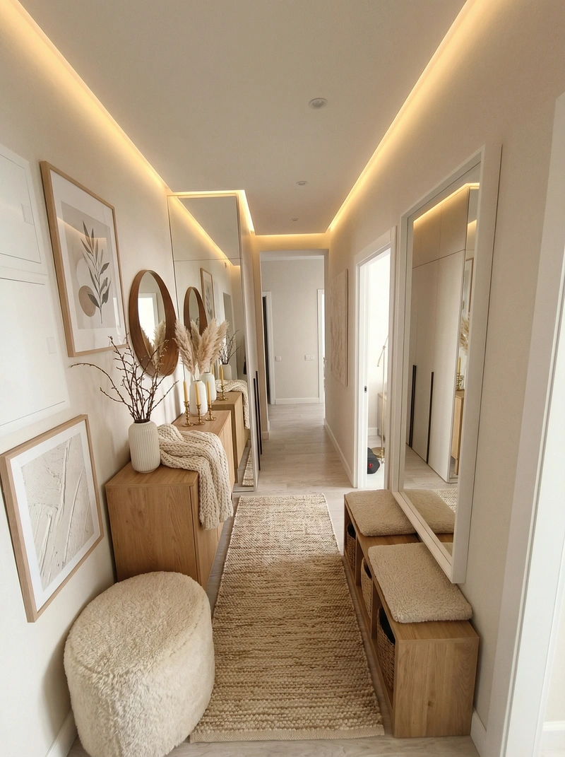 Дизайн интерьера в стиле Хюгге — Прихожая от нейросети RoomGPT