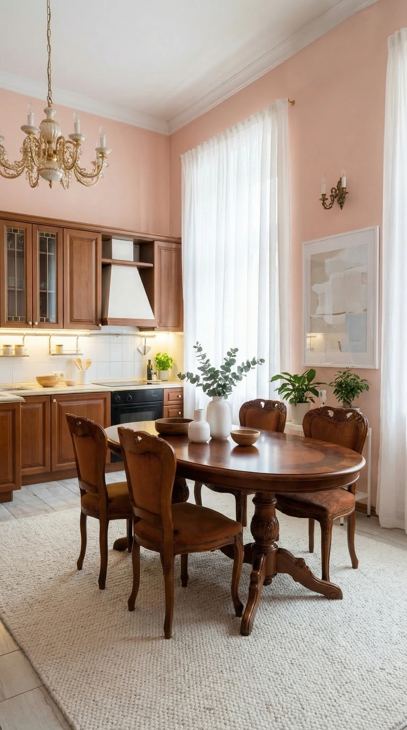 Дизайн кухни в стиле Сканди — фото интерьера от нейросети RoomGPT