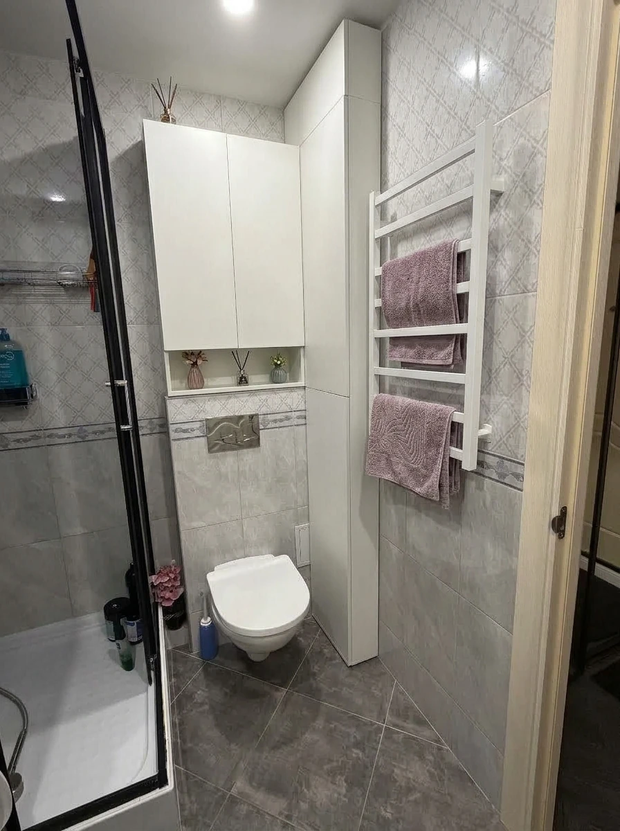 Дизайн ванной в стиле Минимализм — фото интерьера от нейросети RoomGPT