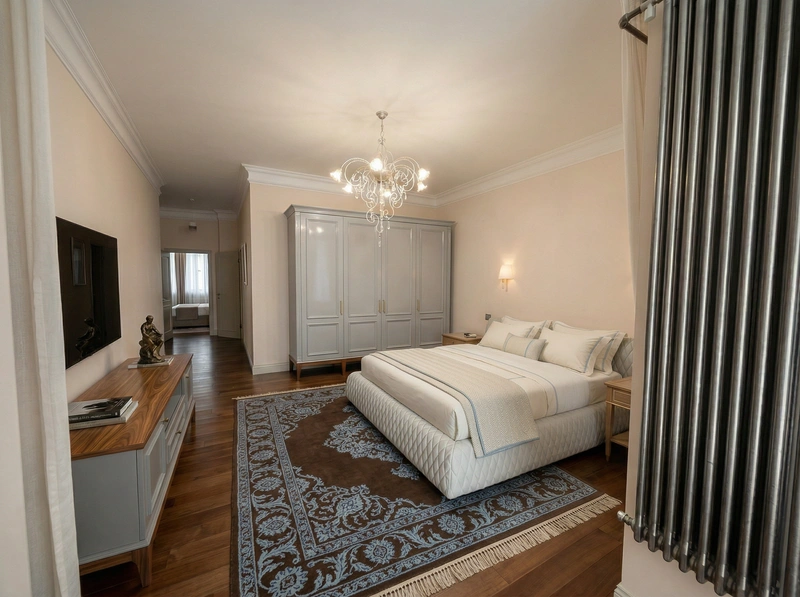 Дизайн интерьера в стиле Классика — Спальня от нейросети RoomGPT