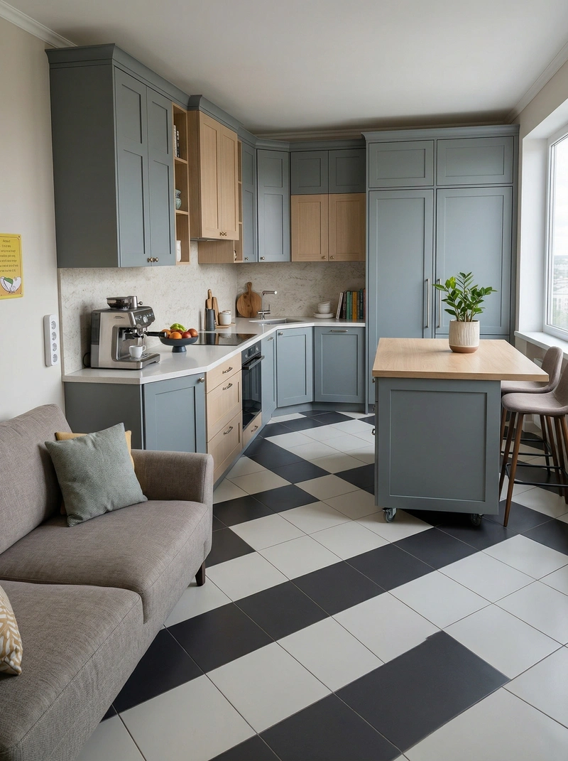 Дизайн кухни в стиле Без стиля — фото интерьера от нейросети RoomGPT