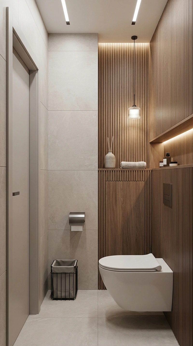 Дизайн ванной в стиле Минимализм — фото интерьера от нейросети RoomGPT