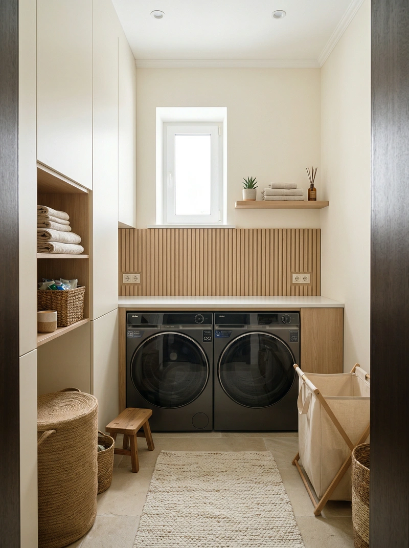 Дизайн интерьера в стиле Хюгге — Ванная от нейросети RoomGPT