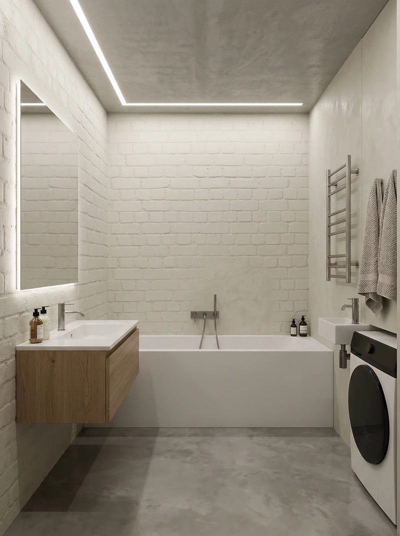 Дизайн интерьера в стиле Минимализм — Гостиная от нейросети RoomGPT