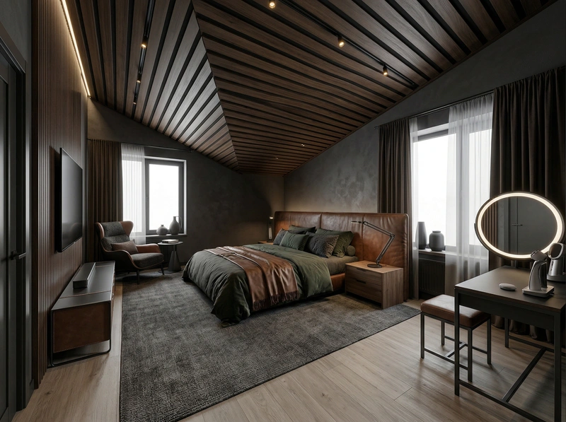 Блэктэк — Спальня | RoomGPT