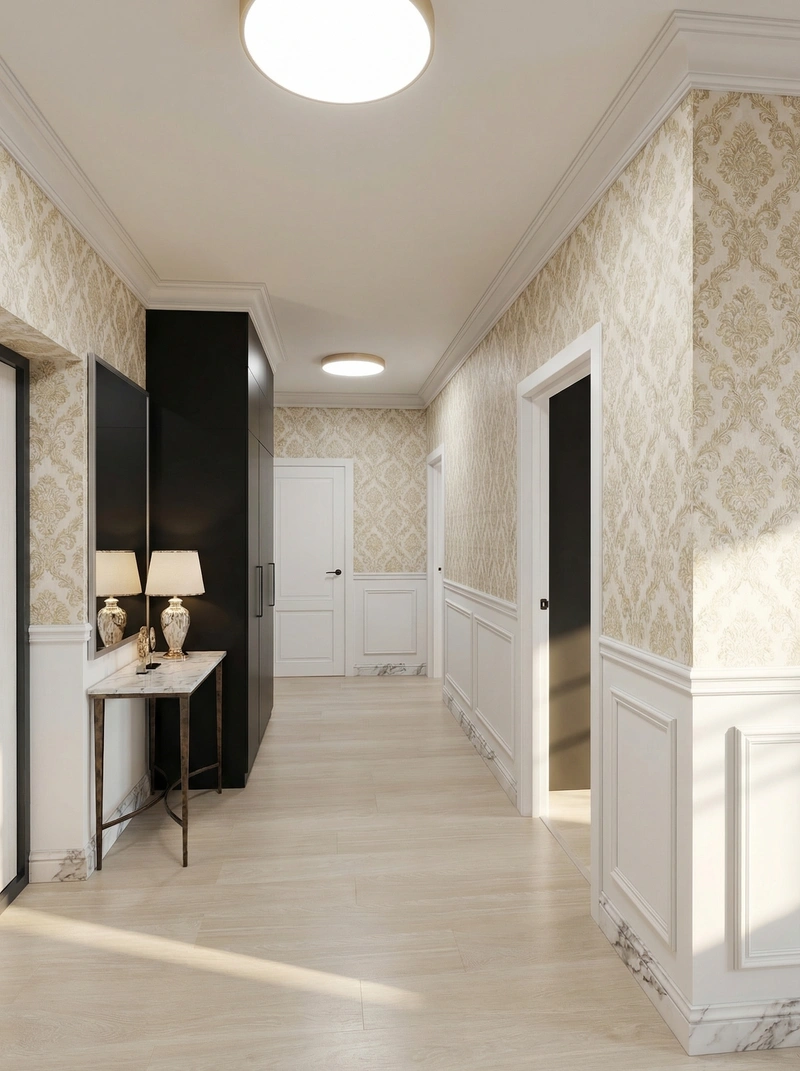 Дизайн интерьера в стиле Классика — Прихожая от нейросети RoomGPT