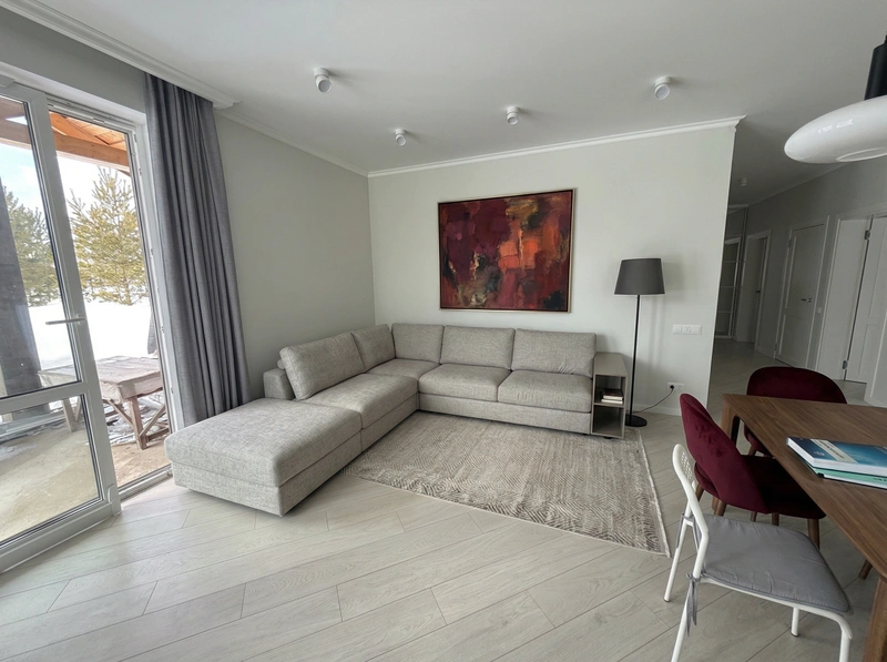 Дизайн гостиной в стиле Контемпорари — фото интерьера от нейросети RoomGPT