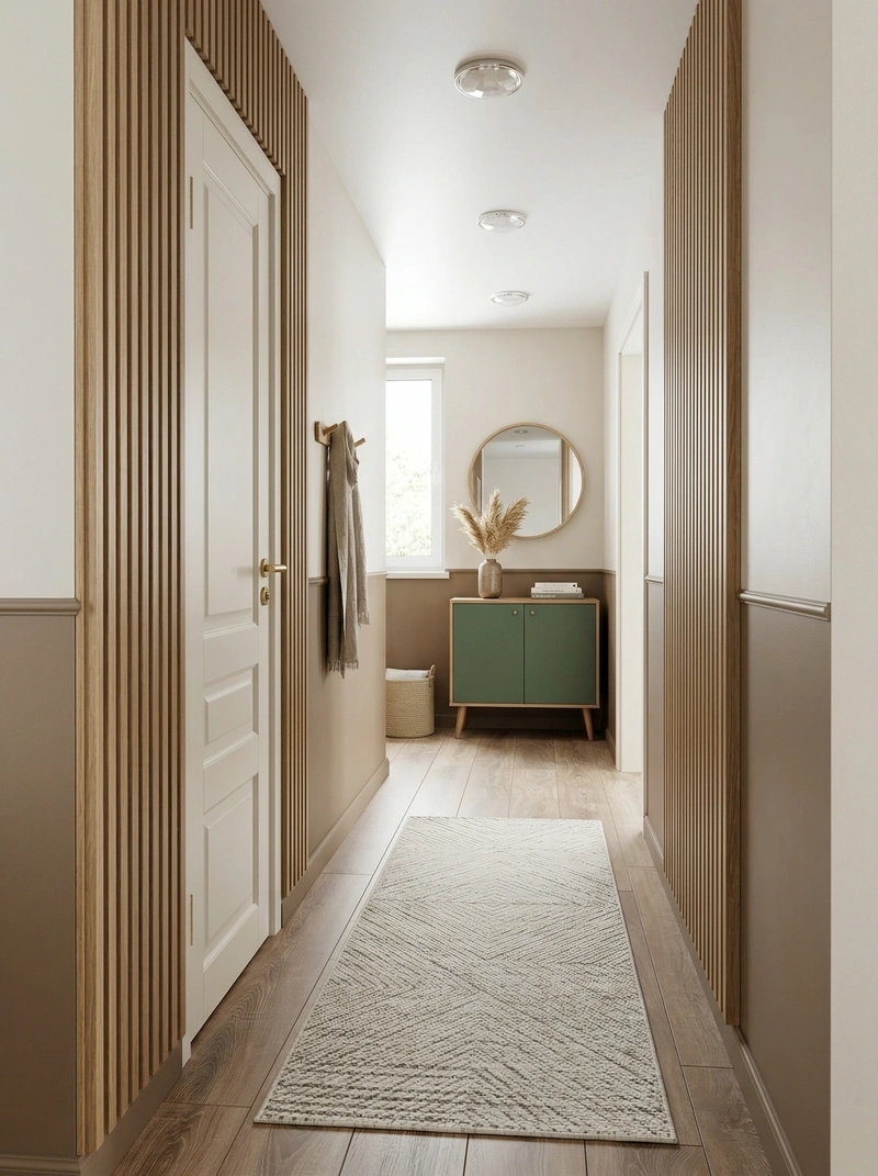 Дизайн интерьера в стиле Сканди — Прихожая от нейросети RoomGPT