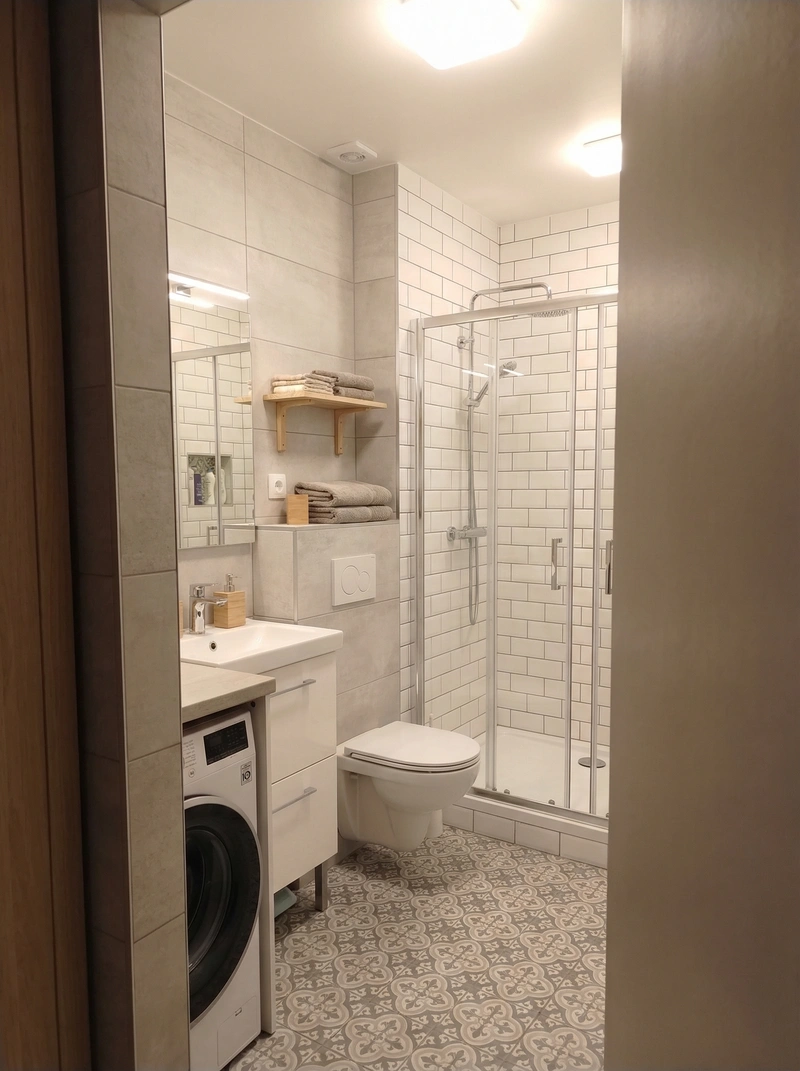 Дизайн ванной в стиле Без стиля — фото интерьера от нейросети RoomGPT