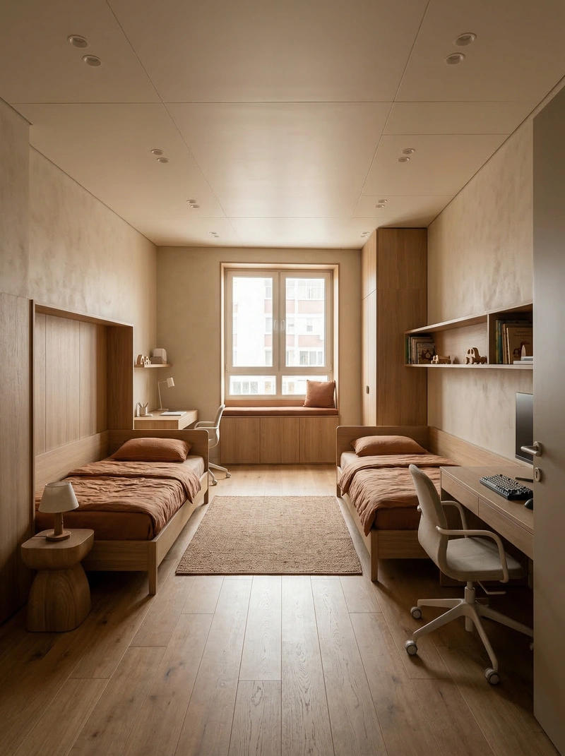 Дизайн интерьера в стиле Минимализм — Детская от нейросети RoomGPT