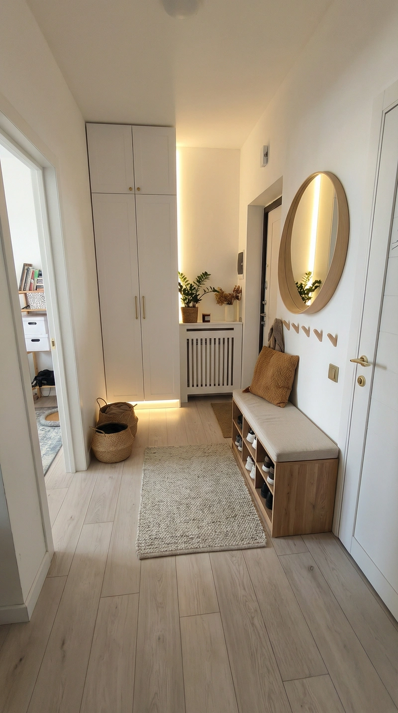 Дизайн интерьера в стиле Хюгге — Прихожая от нейросети RoomGPT