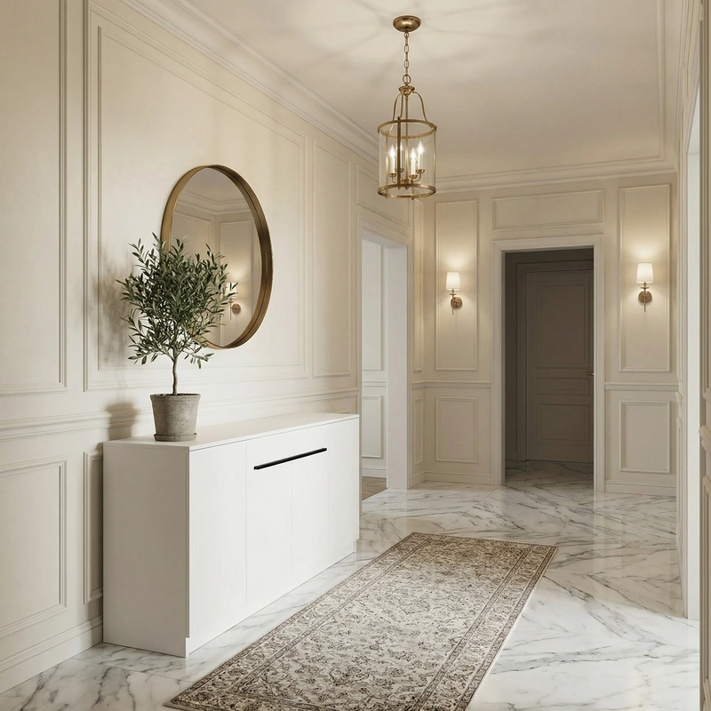 Дизайн интерьера в стиле Классика — Прихожая от нейросети RoomGPT