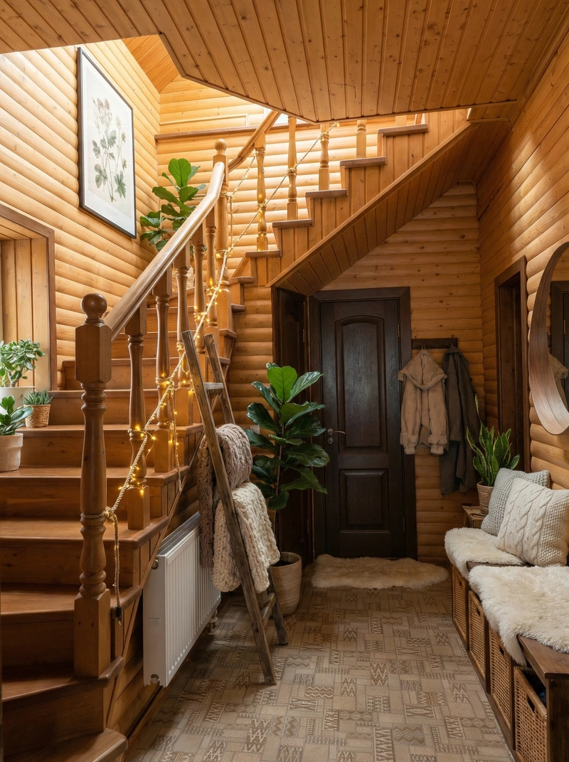 Дизайн интерьера в стиле Хюгге — Прихожая от нейросети RoomGPT