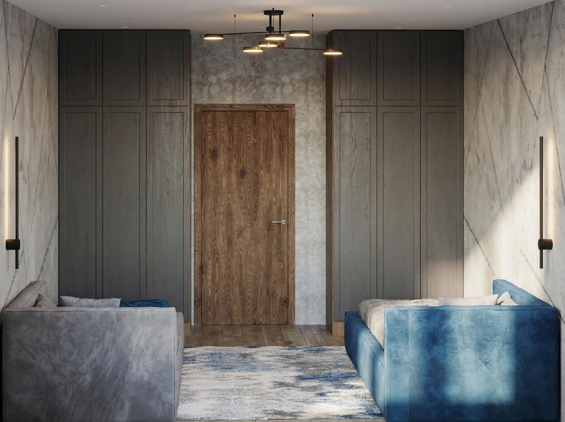 Дизайн детской в стиле Без стиля — фото интерьера от нейросети RoomGPT