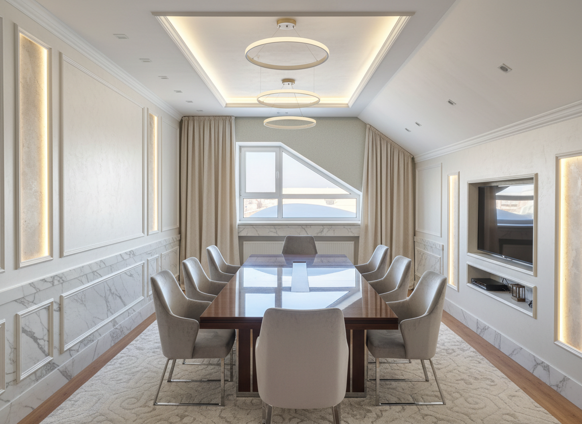 Дизайн гостиной в стиле Классика — фото интерьера от нейросети RoomGPT