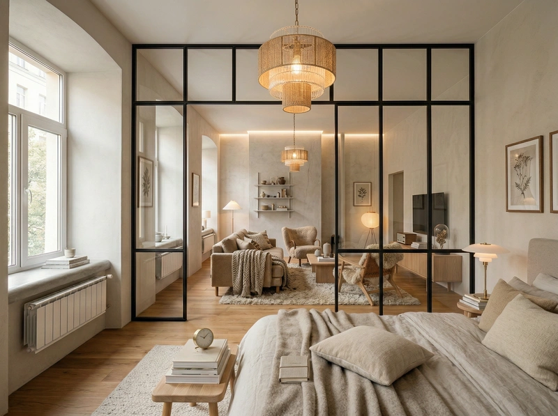 Дизайн интерьера в стиле Хюгге — Гостиная от нейросети RoomGPT