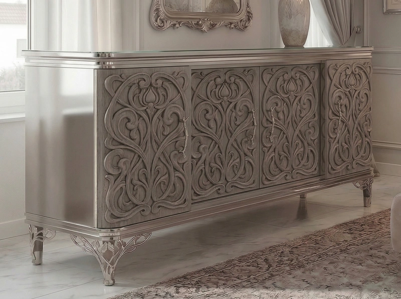 Дизайн спальни в стиле Классика — фото интерьера от нейросети RoomGPT