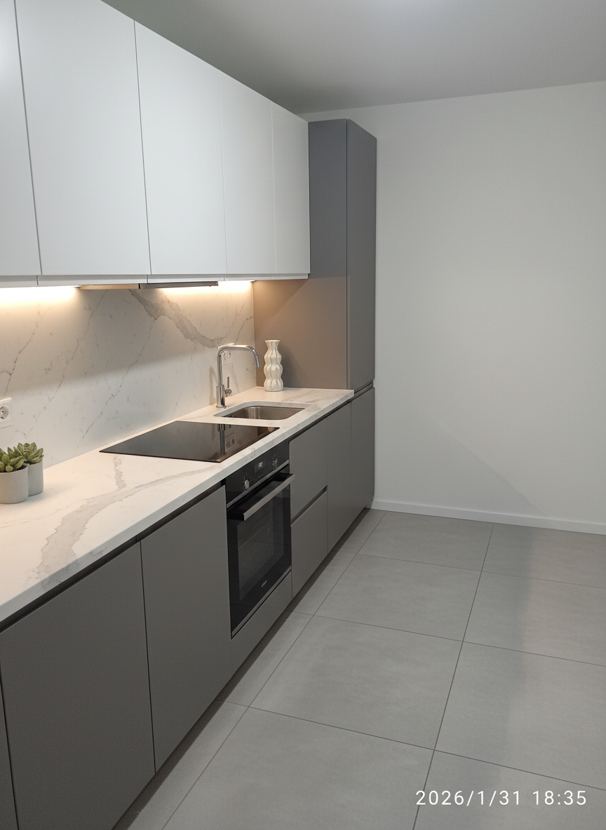 Дизайн кухни в стиле Минимализм — фото интерьера от нейросети RoomGPT