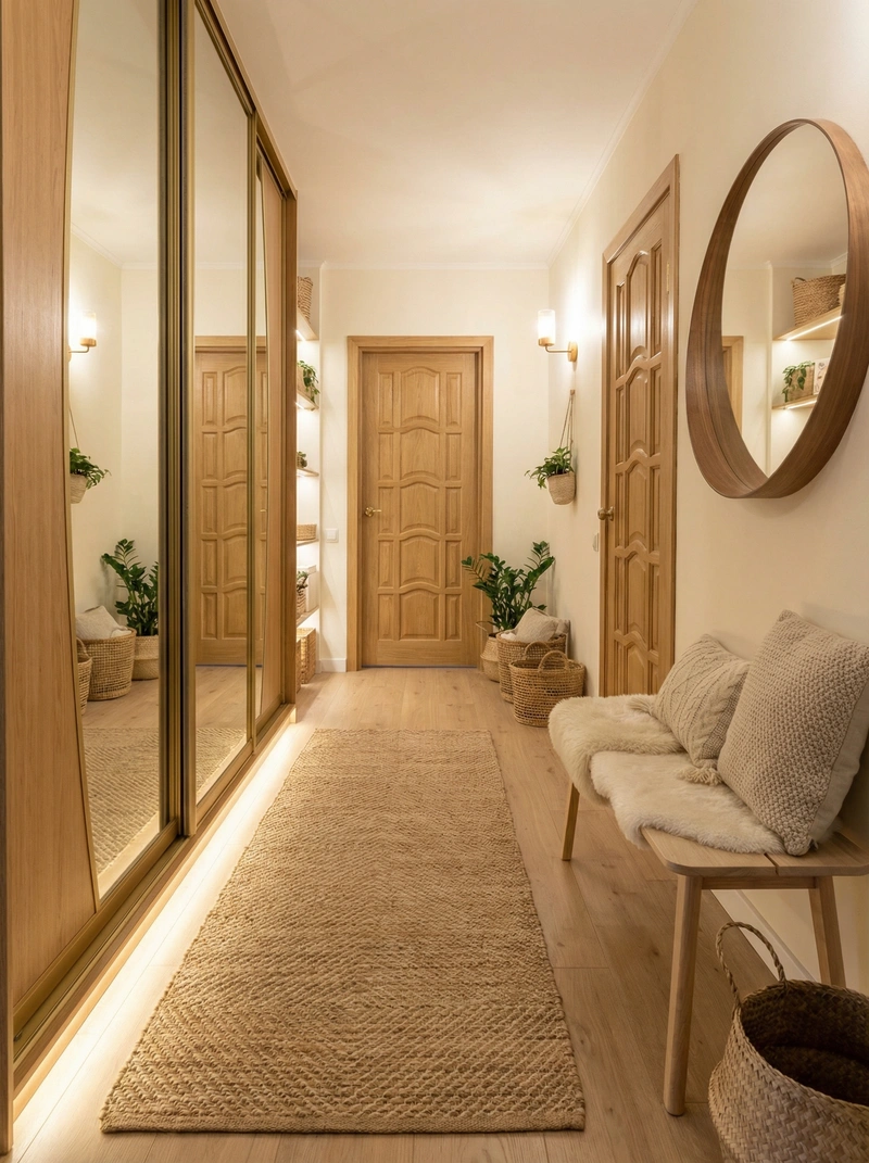 Дизайн интерьера в стиле Хюгге — Прихожая от нейросети RoomGPT