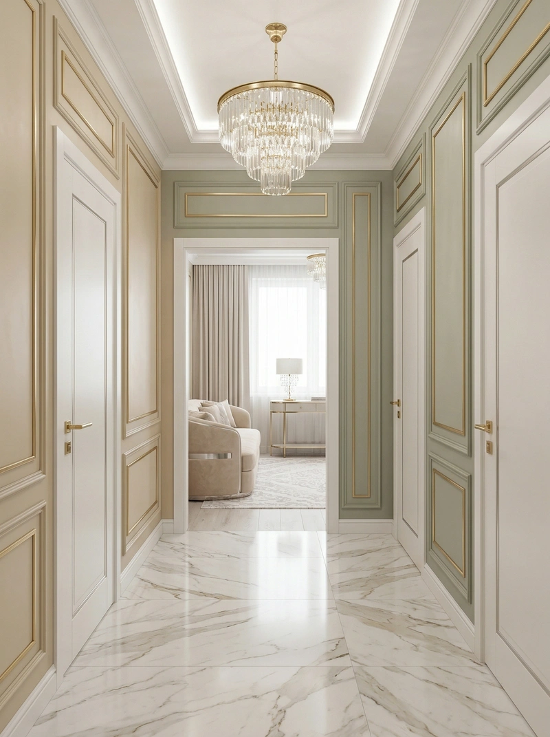 Дизайн гостиной в стиле Неоклассика — фото интерьера от нейросети RoomGPT