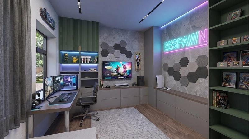 Дизайн детской в стиле Без стиля — фото интерьера от нейросети RoomGPT