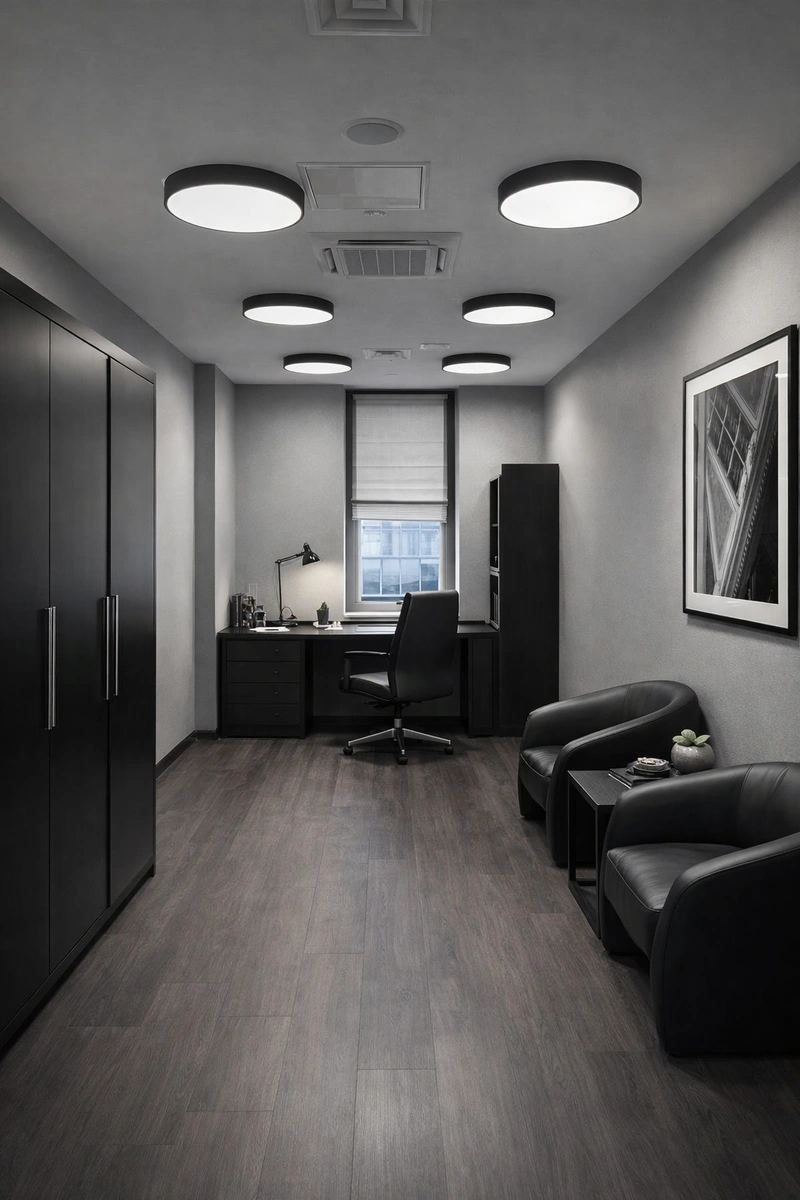 Дизайн интерьера в стиле Классика — Кабинет от нейросети RoomGPT