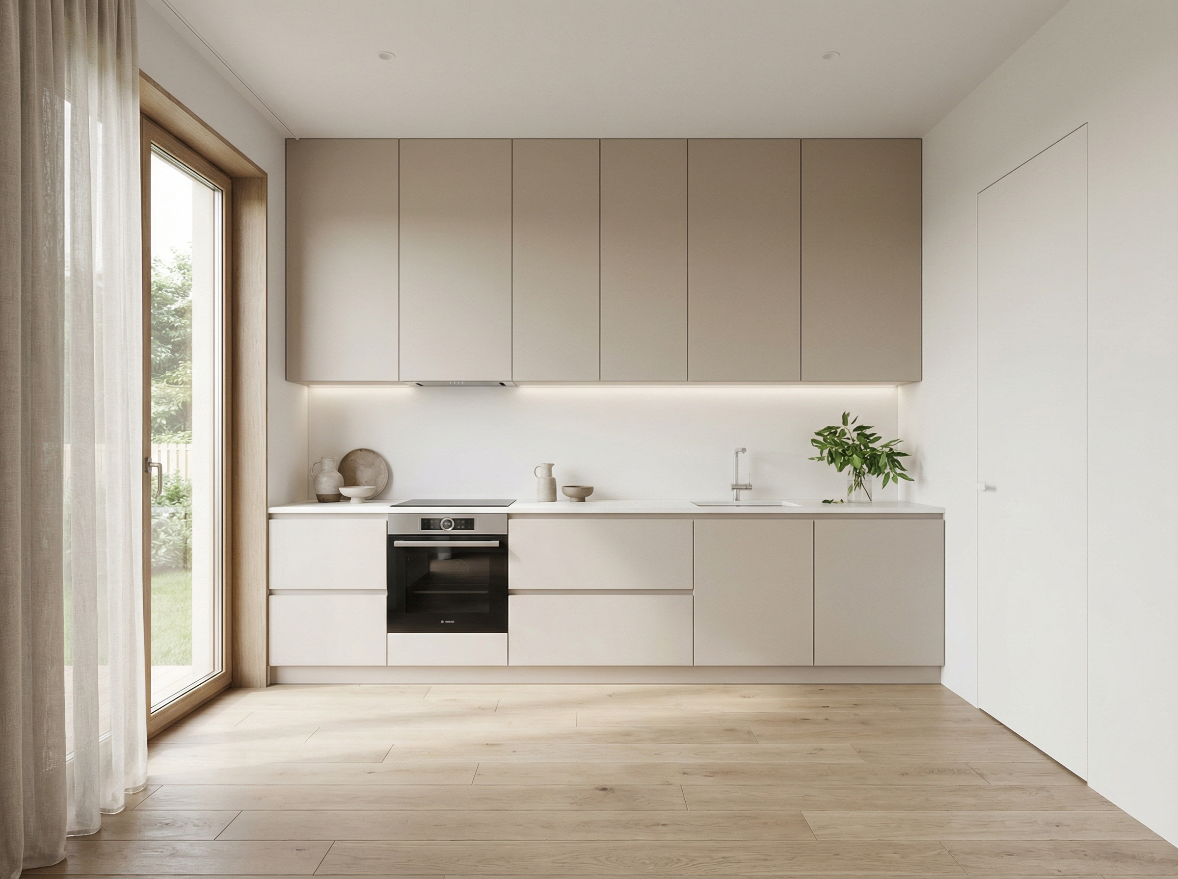 Дизайн кухни в стиле Минимализм — фото интерьера от нейросети RoomGPT