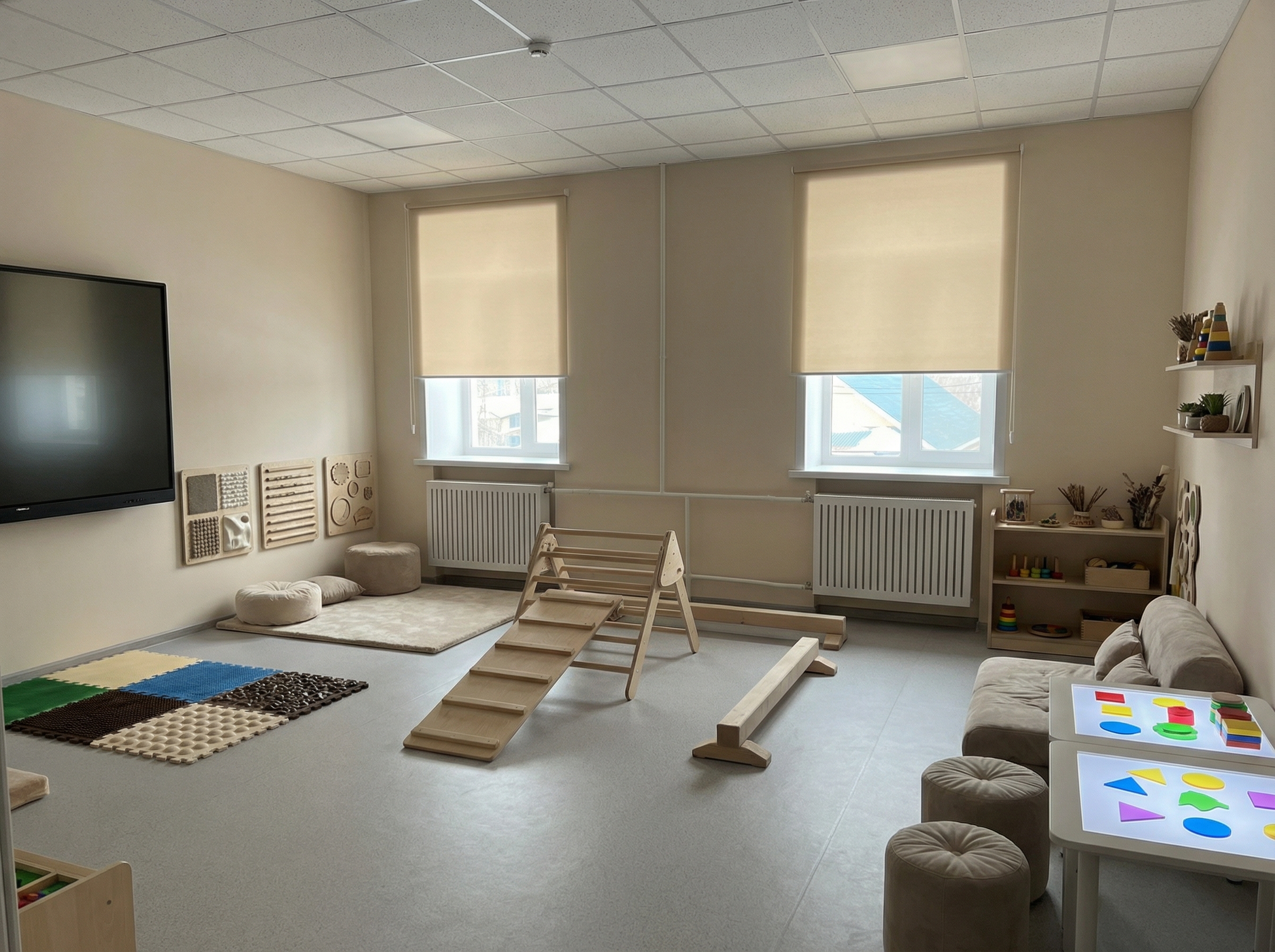 Дизайн детской в стиле Минимализм — фото интерьера от нейросети RoomGPT