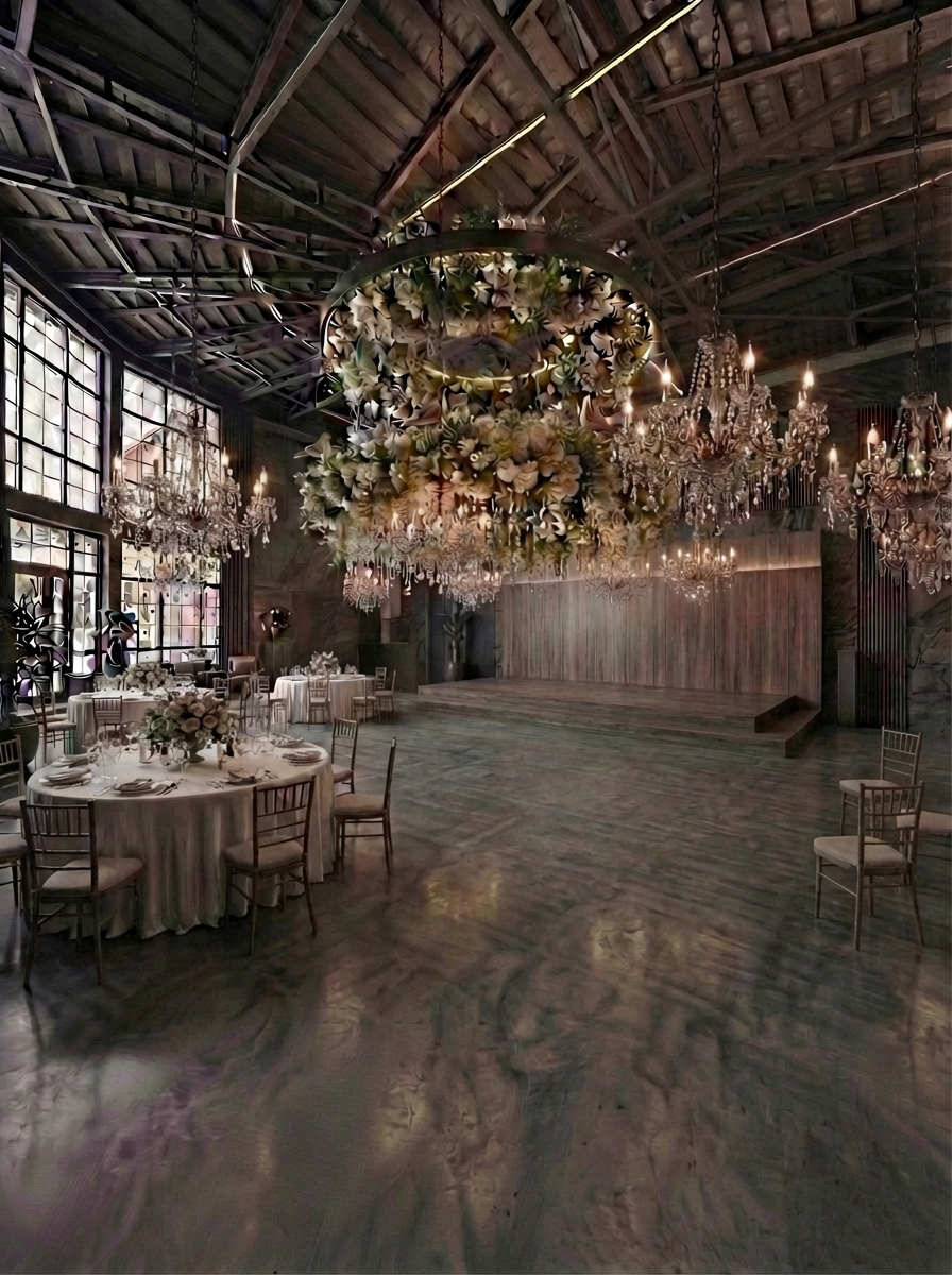 Дизайн гостиной в стиле Блэктэк — фото интерьера от нейросети RoomGPT